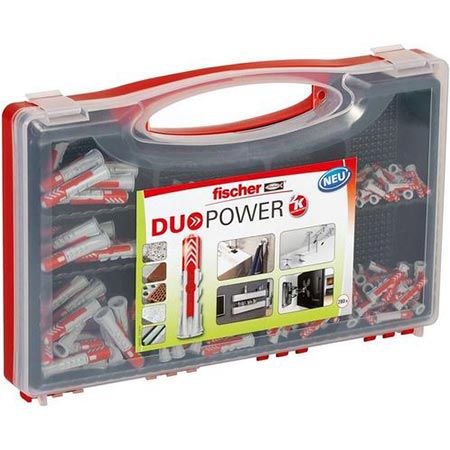 fischer Red-Box DuoPower Sortimentsbox mit 280 Dübeln für 21,99€ (statt 26€)