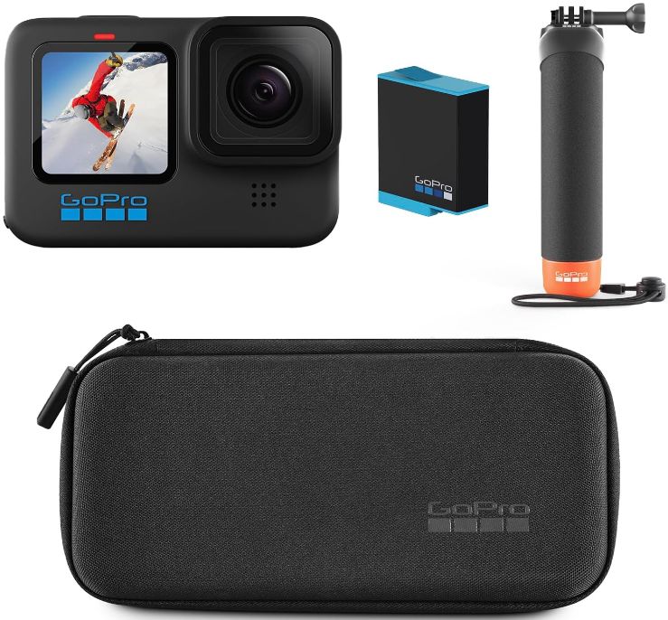 GoPro HERO10 Black Bundle mit Tasche, Akku & mehr für 239€ (statt 300€)