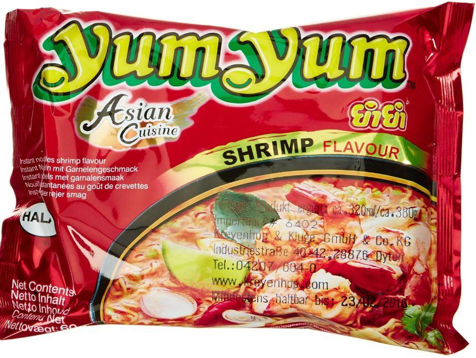 30er Pack Yum Yum 13566 Instantnudeln Sorte Shrimps für 9,99€ (statt 15€)