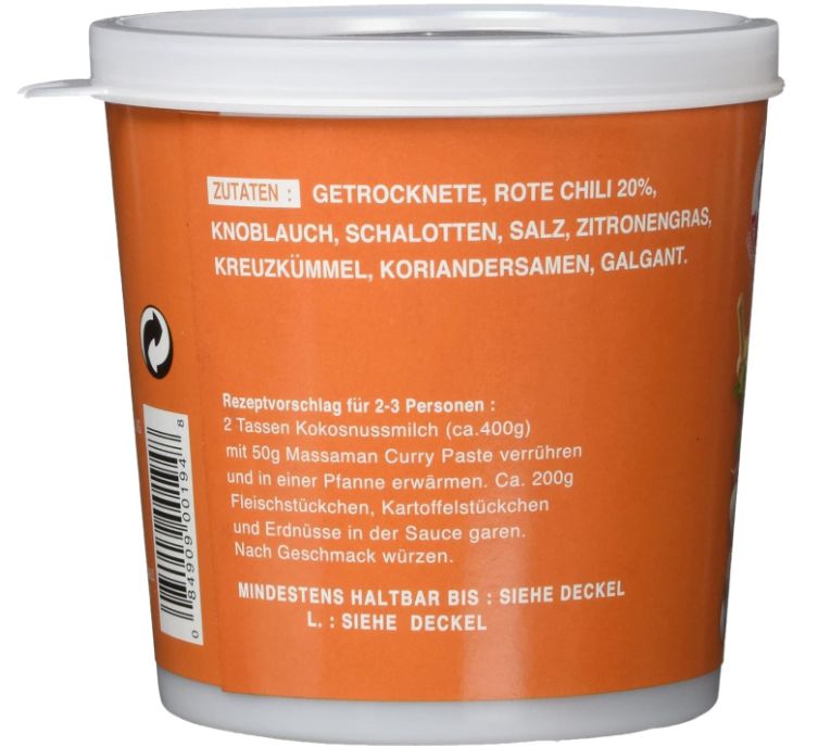 Cock Matsaman Currypaste 400g für 3,36€ (statt 6€)   lange Lieferzeit