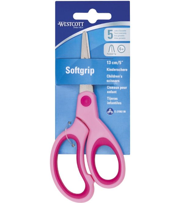 Westcott E 21582 00 Softgrip Kids Schere für 1,49€ (statt 4€)