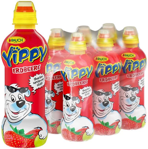 Rauch Yippy Erdbeere Drink   6er Pack für 3,85€ (statt 6€)