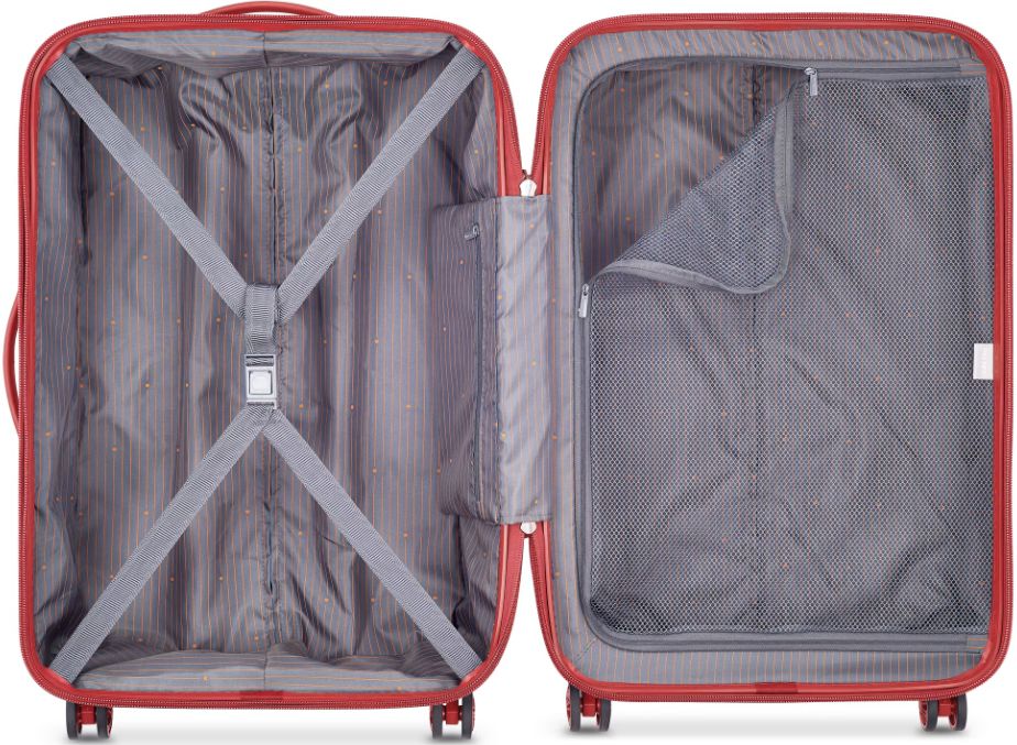 Delsey Caumartin Plus Trolley mit 71 Liter in Silber oder Rot für 138,90€ (statt 230€)