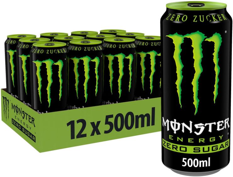 👹 Monster Energy Zero Sugar   12 x 500ml für 12,35€ (statt 18€)