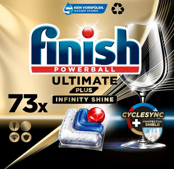 73er Pack Finish Ultimate Plus Infinity Shine Tabs ab 9,97€ (statt 15€)