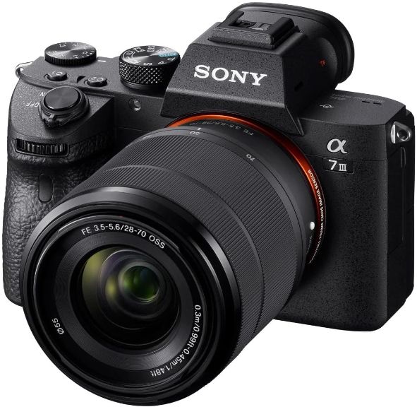 Sony Alpha 7 III Spiegellose Vollformat Kamera + 28 70 mm Obj. für 1.419€ (statt 1.556€)
