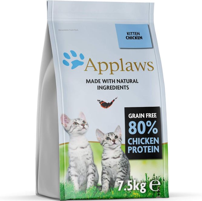 Applaws Kitten mit Huhn Trockenfutter, für 1 bis 14 Monate 7,5kg ab 27,61€ (statt 37€)