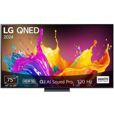 LG 75QNED86T6A TV 75 Zoll QNED TV mit HDR10 & 120Hz für 1.299€ (statt 1.599€)