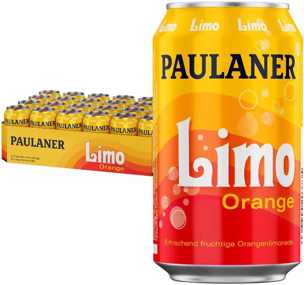 Paulaner Limo Orange   24 x 0,33L ab 15,29€ (statt 20€)   0,63€ pro Dose