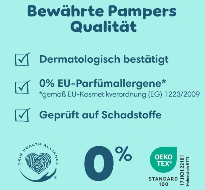 168er Pampers Baby Windeln Pants Größe 4   9kg bis 15kg ab 48,58€ (statt 63€)