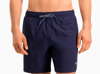 PUMA Swim Medium Badehose Blau F001 für 19€ (statt 25€)