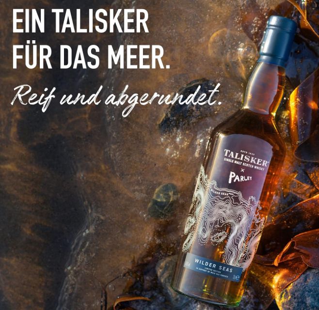 Talisker x Parley – Wilder Seas Single Malt Scotch   limitiert für 49,99€ (statt 61€)