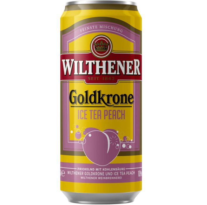 🥃24 x 250ml Wilthener Goldkrone Ice Tea Peach mit 10% Alkohol !? für 6,30€