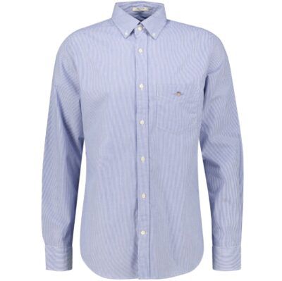 Gant Regular Fit Hemd mit Streifen in Blau für 48€ (statt 100€)