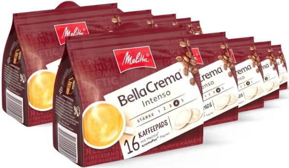 🤩 Melitta BellaCrema Intenso 10 x 16 Pad ab 8€ (statt 20€)