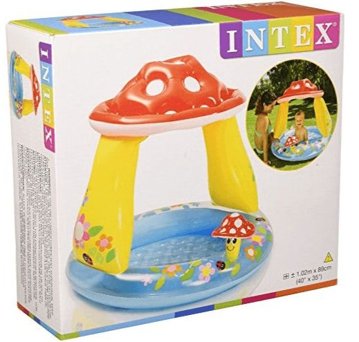 Intex Mushroom Baby Pool 100cm für 9,99€ (statt 13€)