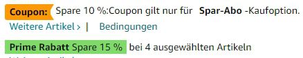 by Amazon Müller Thurgau Weißwein 0,75L für 2,75€ oder 4 Flaschen für 9€