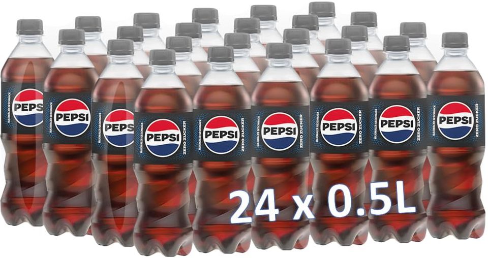 Pepsi Zero Zucker 24 x 0,5L für 21,39€ (statt 29€)