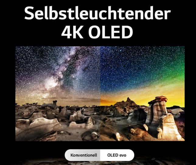 LG OLED65G39LA   65 Zoll OLED evo UHD TV für 1.595,81€ (statt 1.899€)