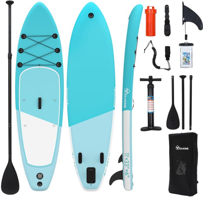 YITAHOME Aufblasbares Stand Up Paddleboard für 104,99€ (statt 150€)