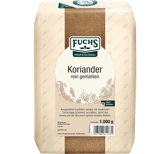 3kg Fuchs Koriander rein gemahlen für 9,30€ (statt 19€)