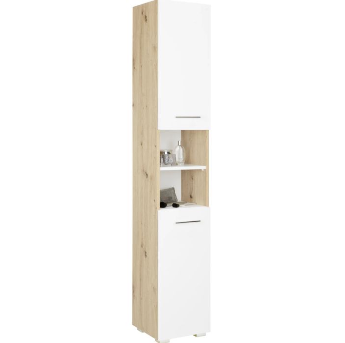 Mömax Hochschrank in Weiß für 88€ (statt 129€)