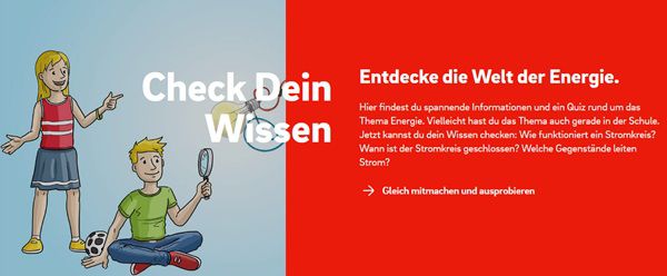 gratis: Rätselspaß, Wissenscheck u.a. über die Welt der Energie