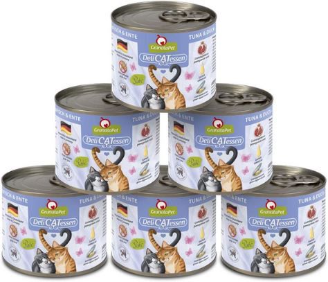 6er Pack GranataPet Nassfutter, Thunfisch & Ente, je 200g ab 7,37€ (statt 11€)