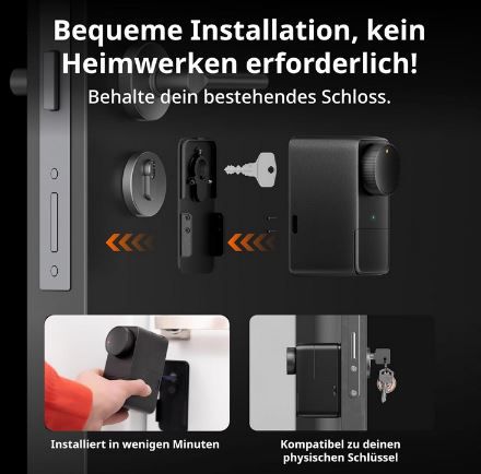 SwitchBot Smart Lock Pro mit Touchscreen Tastatur für 177,99€ (statt 240€)