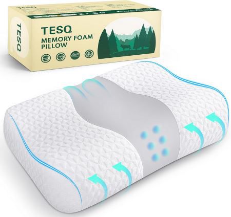 TESQ Memory Foam Kissen, 40 x 60 cm für 24,99€ (statt 50€)