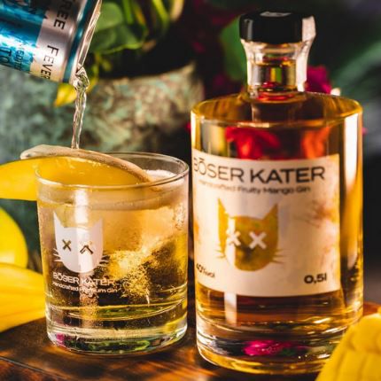 Böser Kater Fruity Mango Gin Geschenkset für 58,56€ (statt 68€)