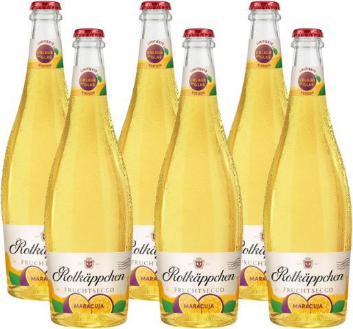 6er Pack Rotkäppchen Fruchtsecco Maracuja, je 0,75L für 25,45€ (statt 30€)