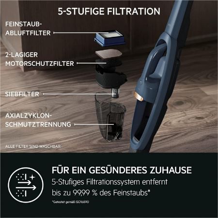 AEG QX7 1 I360 Akku Staubsauger mit viel Zubehör für 175,99€ (statt 220€)