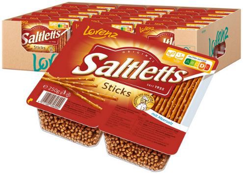 18er Pack Lorenz Saltletts Sticks Classic, je 250g ab 19,28€ (statt 39€)