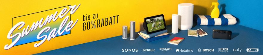 Tink Summer Sale bis zu 60% Rabatt   z.B. Harman Kardon Bar + Sub für 350€ (statt 567€)