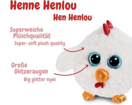 NICI Glubschis Henne Henlou, 15cm für 3,33€ (statt 16€)