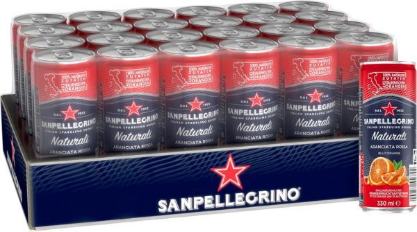 24er Pack San Pellegrino Naturali Aranciata Rossa Limo ab 22,79€ (statt 29€)