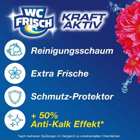 10x WC Frisch Kraft Aktiv Duftspüler Blüten Frische ab 12,35€ (statt 20€)