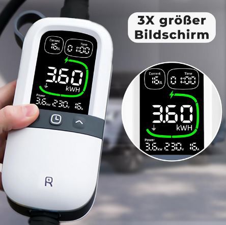 Rheidon Tech Tragbares Auto Ladegerät mit Schuko & Typ 2 Stecker für 179,40€ (statt 299€)