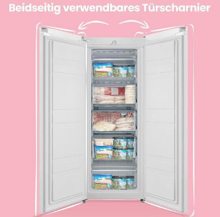 Comfee RCU160WH2(E) Gefrierschrank mit 160L für 254,15€ (statt 299€)