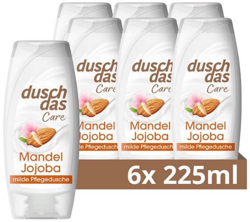 6er Pack Duschdas Care Mandel & Jojoba Duschgel ab 5,94€ (statt 10€)