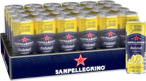 24er Pack San Pellegrino Naturali Limonata Limonade ab 22,32€ (statt 29€)