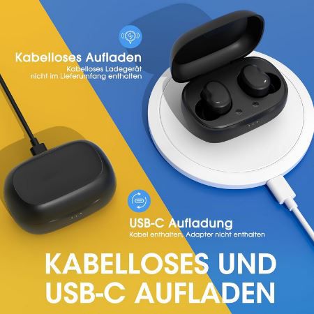 Lakukom In Ear Bluetooth Kopfhörer mit NC für 11,99€ (statt 30€)