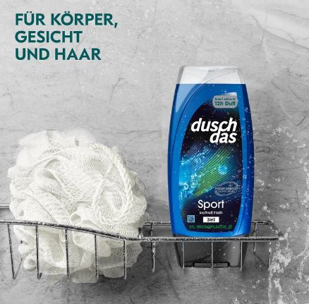 6er Pack Duschdas Sport 3 in 1 Duschgel & Shampoo ab 5,64€ (statt 9€)