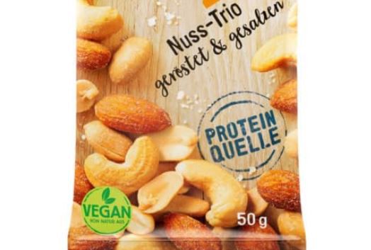 12er Pack Seeberger Snack2go Nuss Trio, je 50g ab 15,20€ (statt 24€)