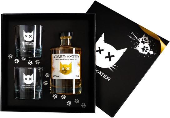 Böser Kater Fruity Mango Gin Geschenkset für 58,56€ (statt 68€)