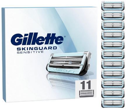 🪒 11er Pack Gillette SkinGuard Sensitive Rasierklingen für 28€ (statt 36€)