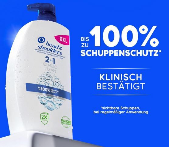 800ml Head & Shoulders Classic Clean Anti Schuppen Shampoo für 9,68€ (statt 12€)