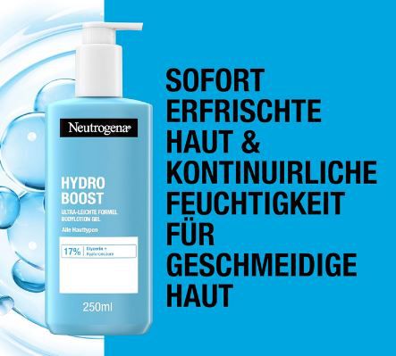 Neutrogena Hydro Boost Bodylotion Gel, 250ml ab 2,37€ (statt 4€)