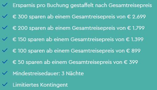 🏖️ Robinson Hotel Summer Sale bis zu 550€ Rabatt + bis zu 300€ Extra Rabatt